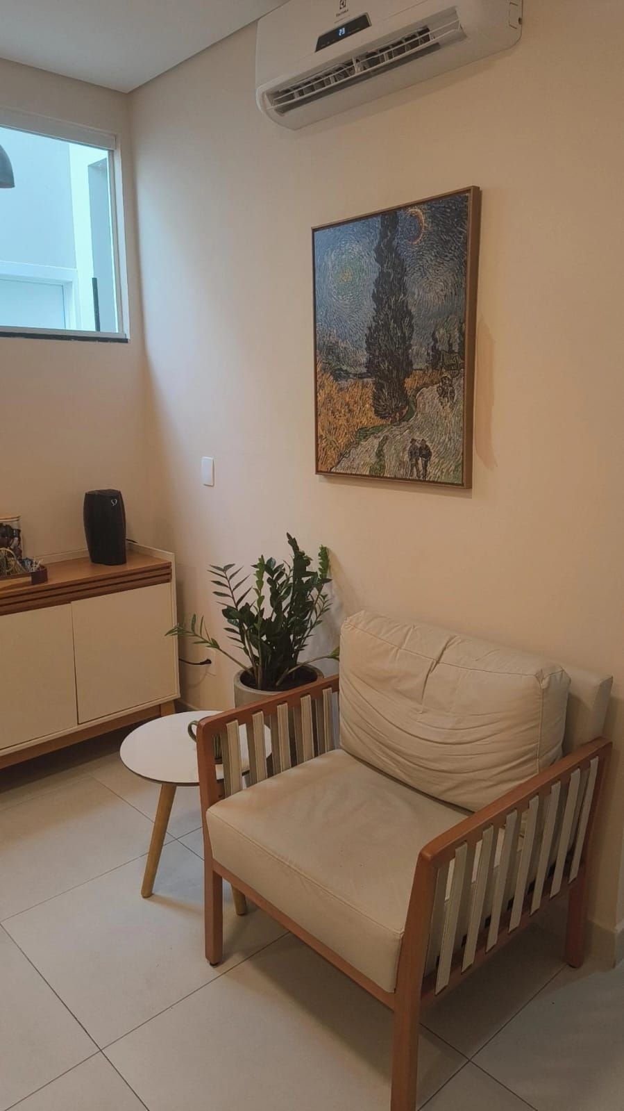 Sobre mim Poltronas do consultório de psicologia de Patrícia Melo em Campinas